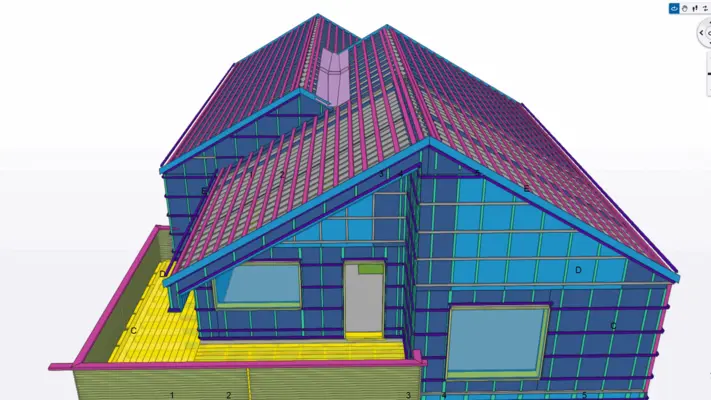 Image from Johannesen gallery. Timber Structure building.